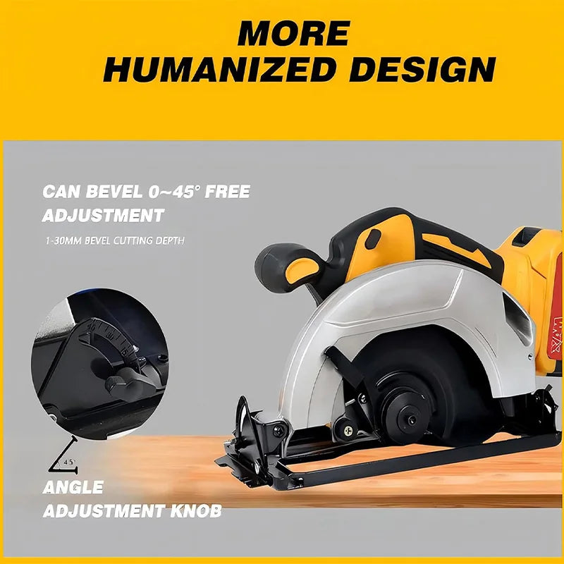 7-1/4 Inch Cordless Circular Saw uses DEWALT 20V MAX Battery (Not Included)