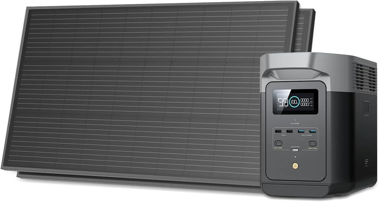 Portable Power Station (LFP) Battery, 1800W AC/100W