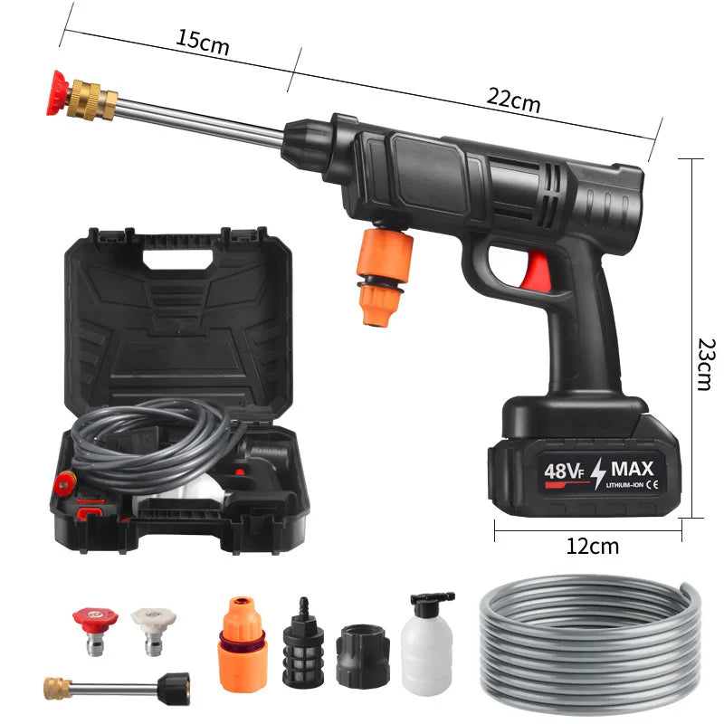 Portable Cordless Electric Multi-Nozzle High Pressure Washer