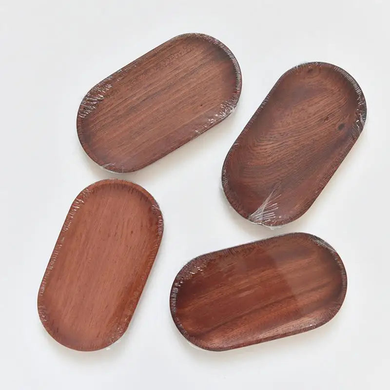Wooden Oval Decorative Platter Tray
