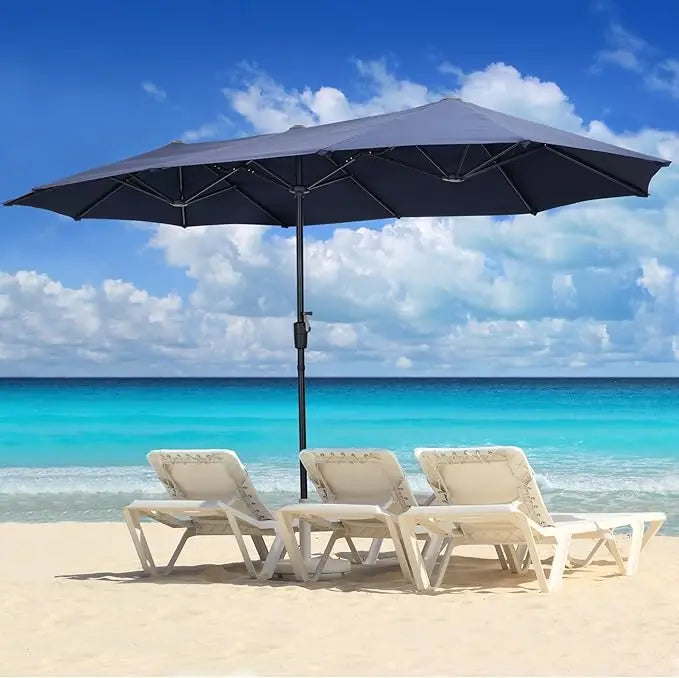 13Ft Large Patio Umbrella Outdoor Double-Sided