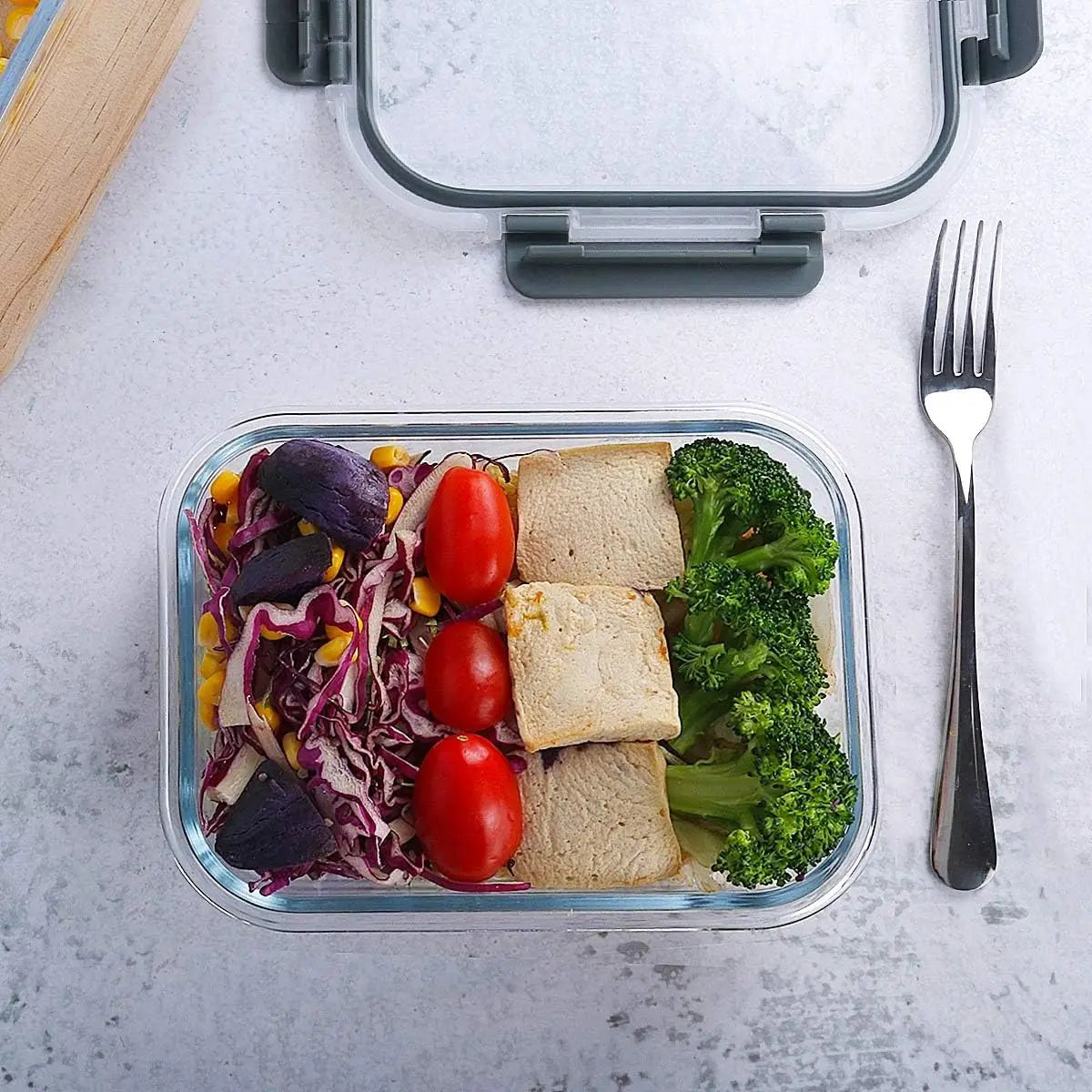 Glass Meal Prep Containers W/ Lids