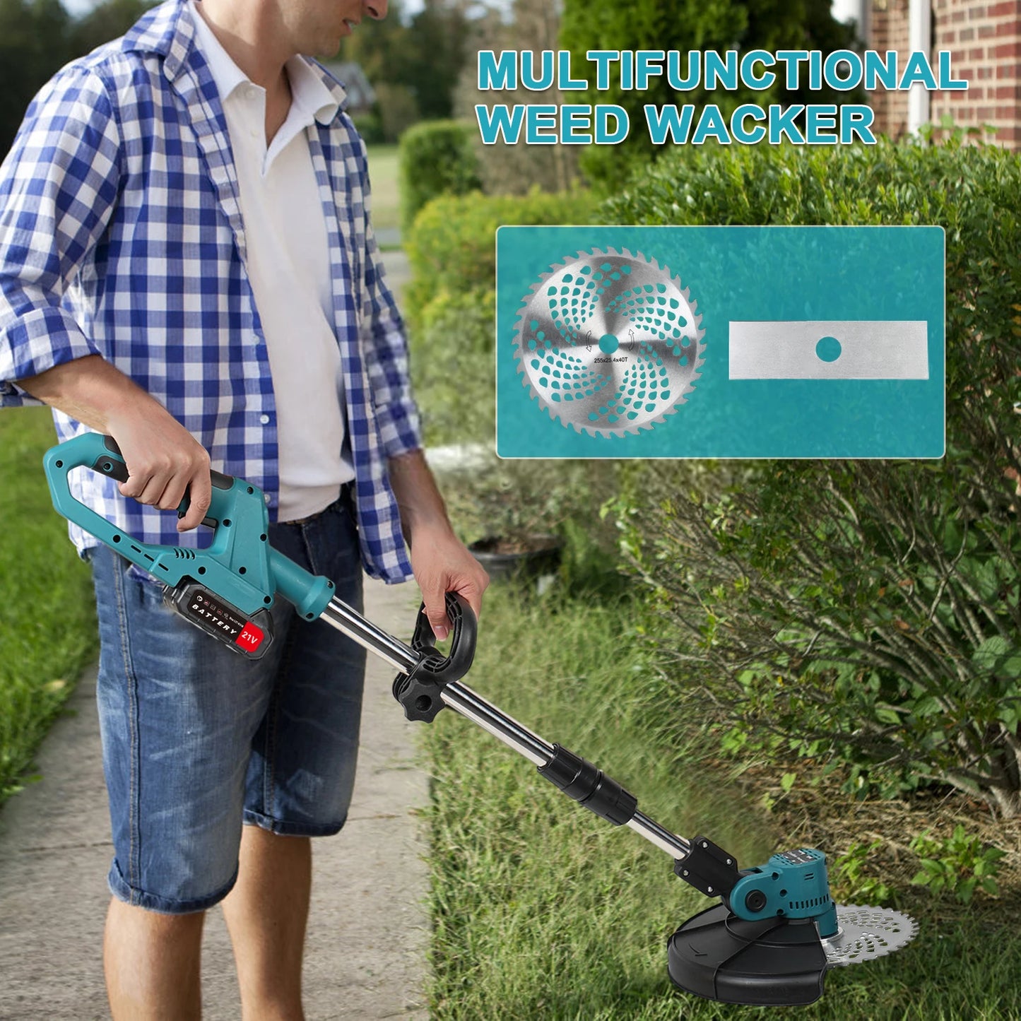 Electric Weed Mower Cordless Trimmer