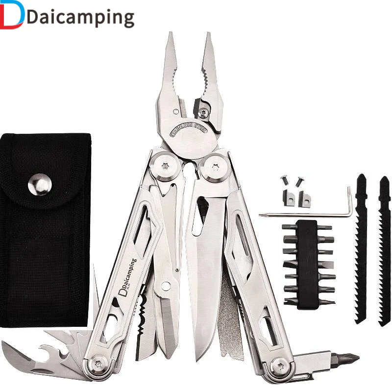 Hand Multi-tool: Clamp Knives Cutters