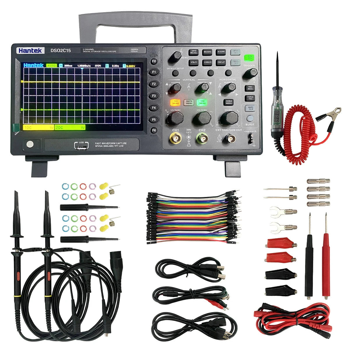 Digital Oscilloscope Portable Meter Tester
