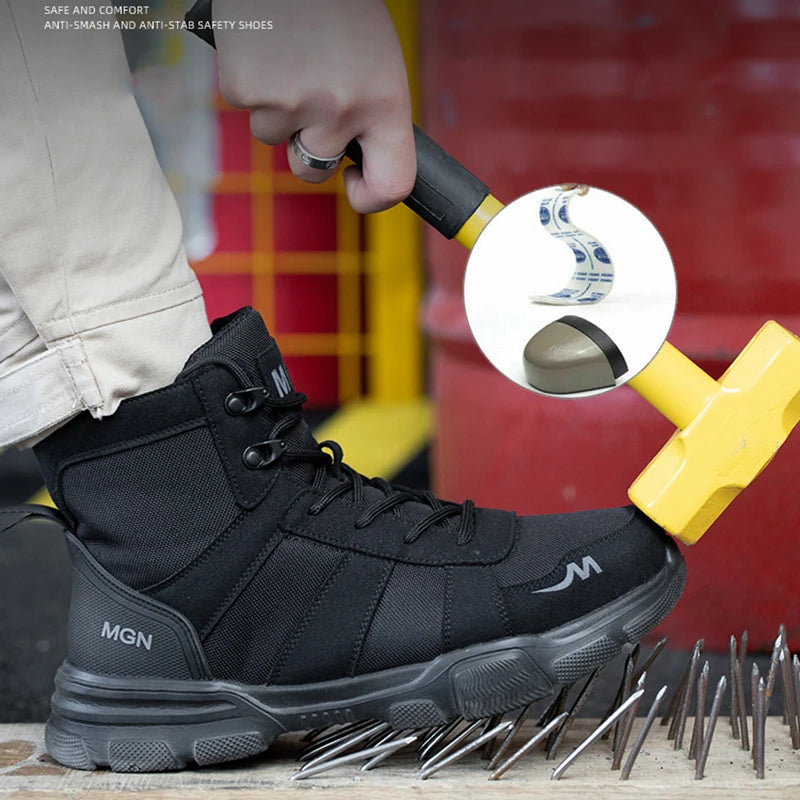 Safety Shoes Men Steel Toe Shoes