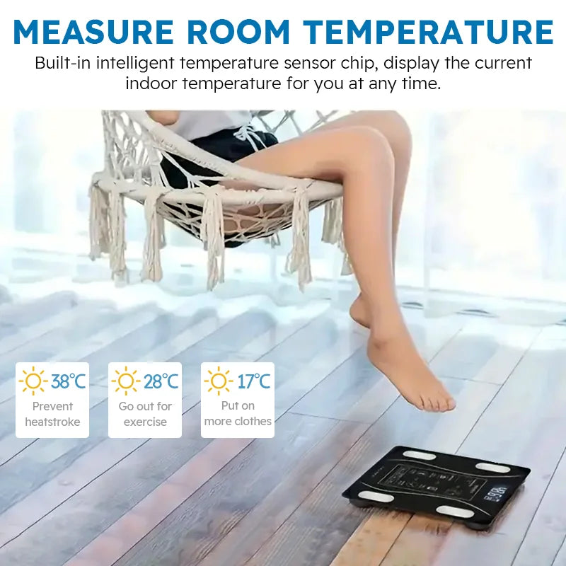 Smart Body Fat Scale Wireless LED Digital