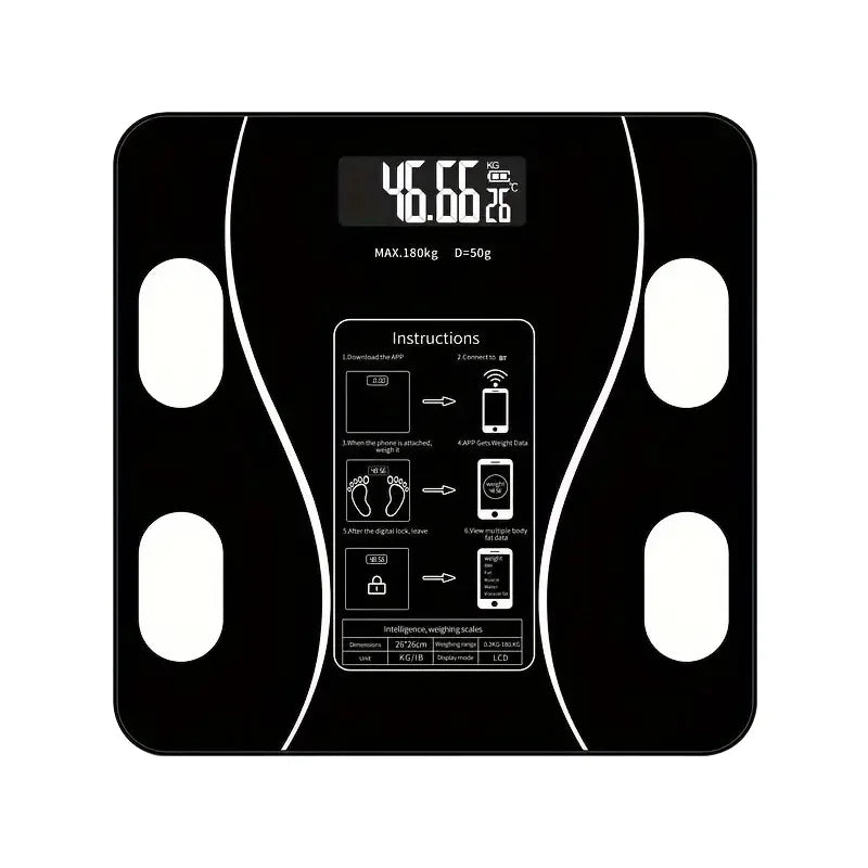 Smart Body Fat Scale Wireless LED Digital
