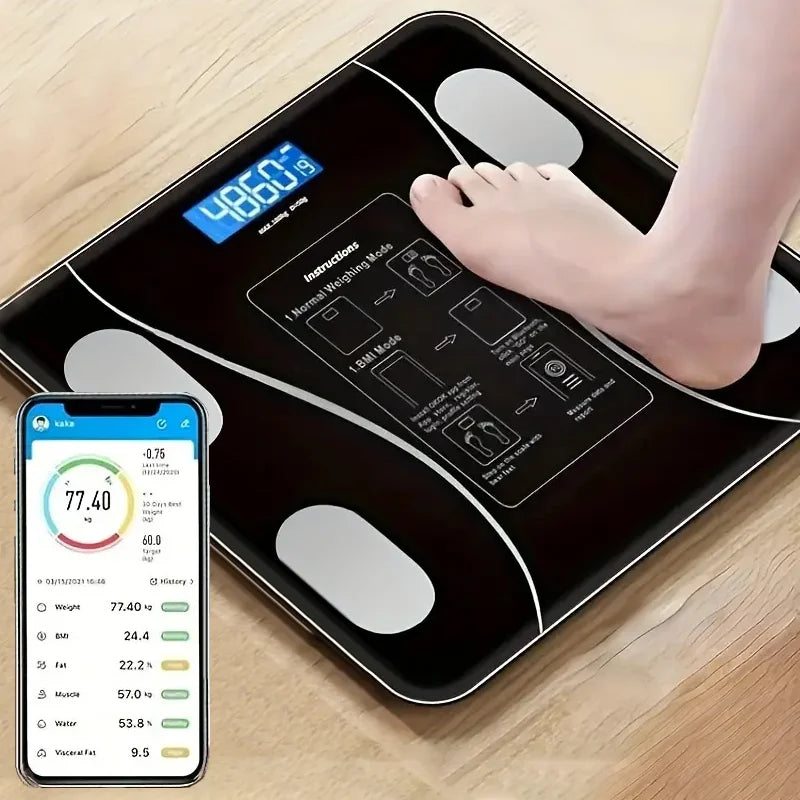 Smart Body Fat Scale Wireless LED Digital