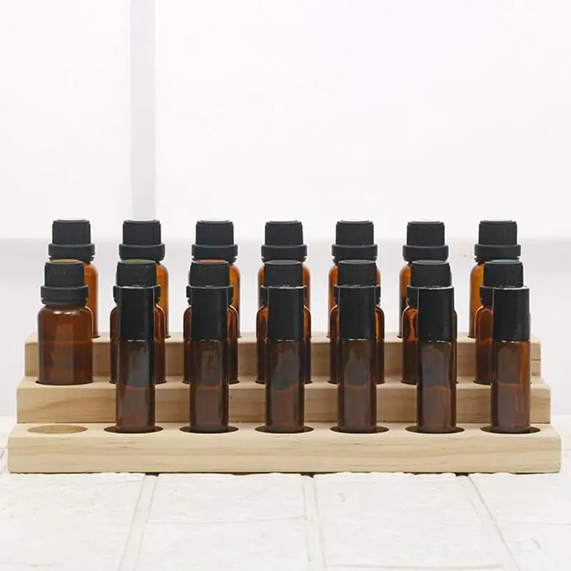 Essential Oil Wooden Display Stand