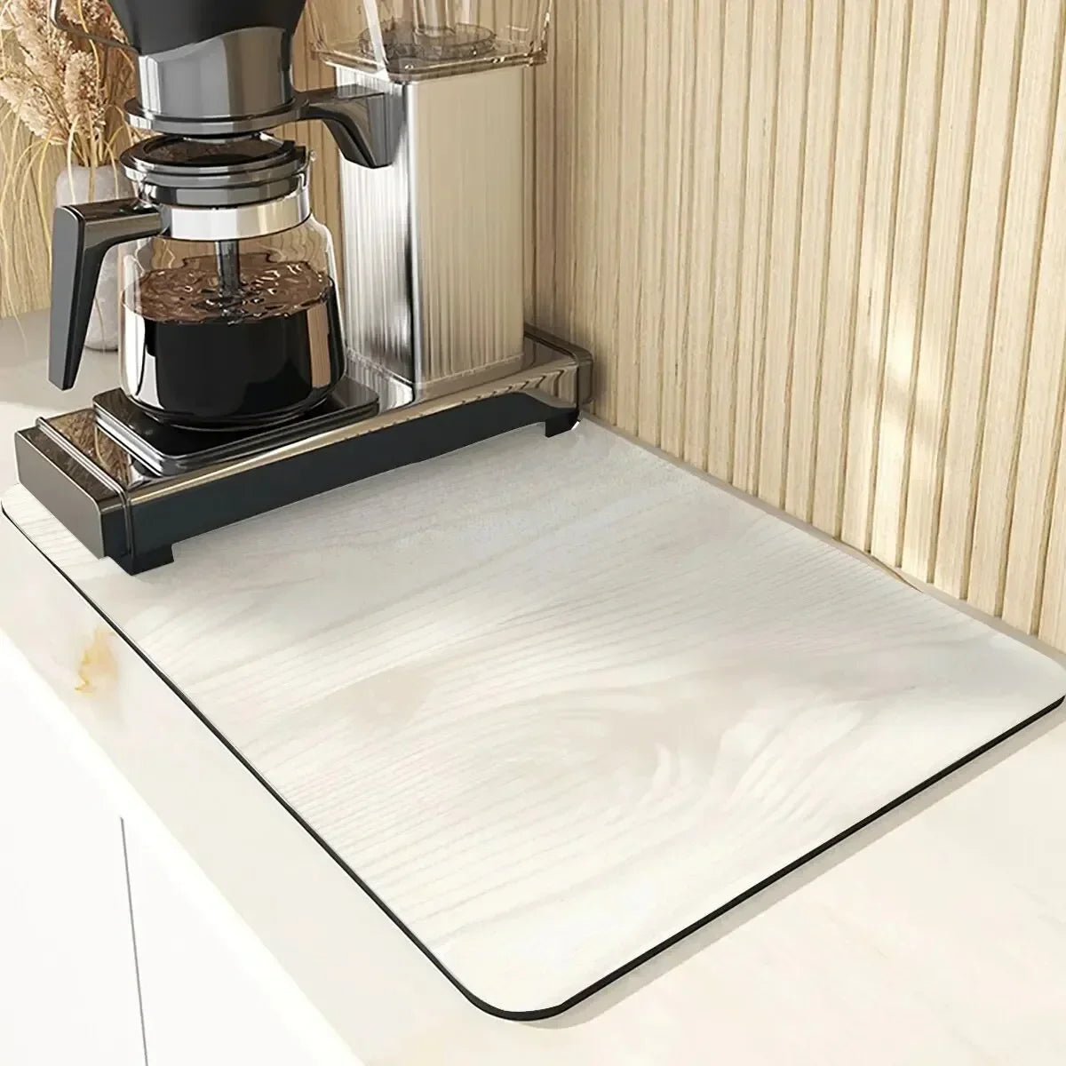 Wood Grain Mud Table Mat