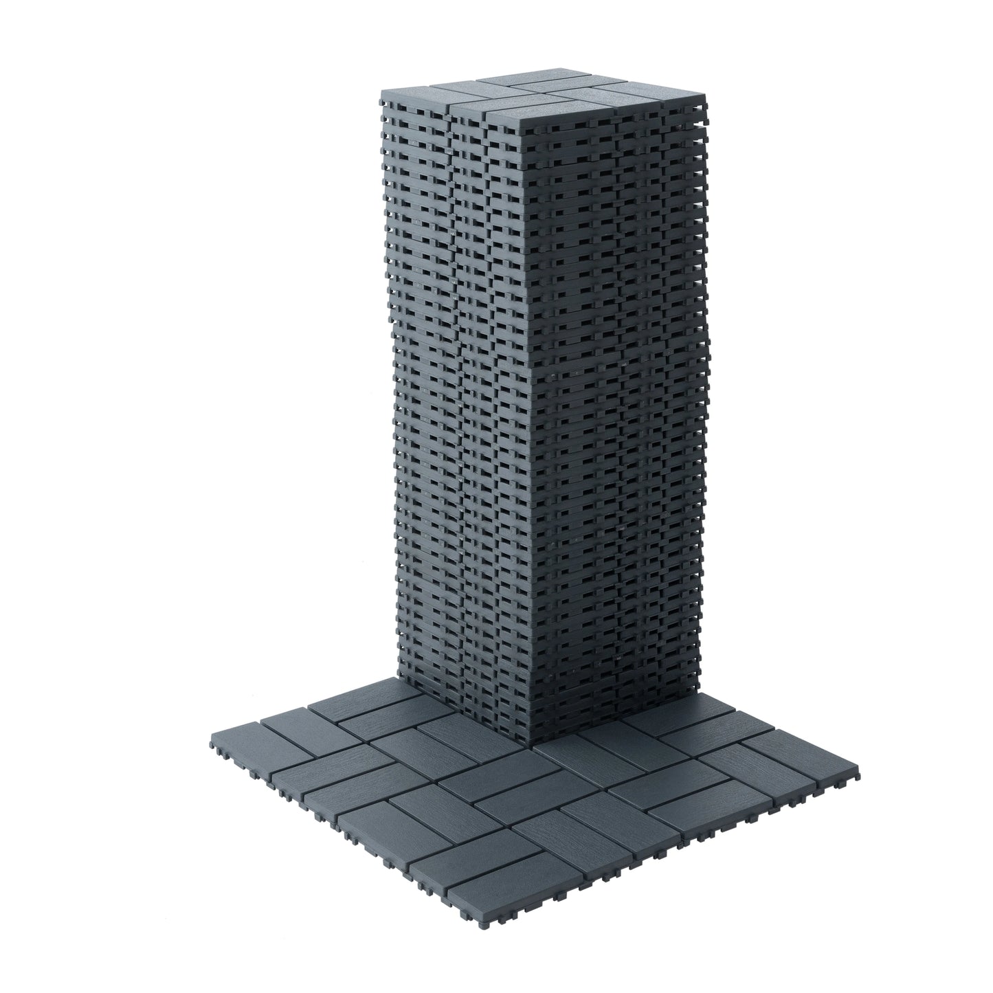 12x12 Inch, Interlocking Patio Deck Tiles