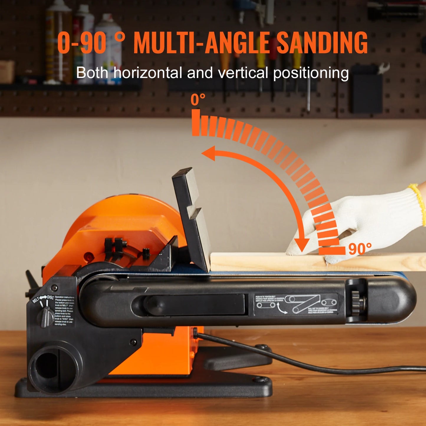 Belt Disc Sander Combo Bench Tool