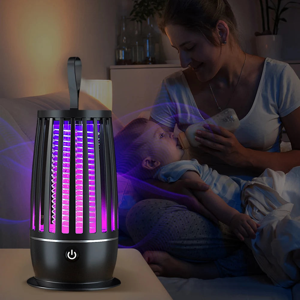 Electric Mosquito Fly Swatter with Night Light
