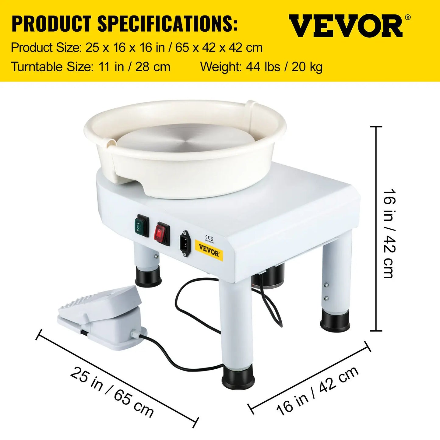 Electric Pottery Wheel Machine