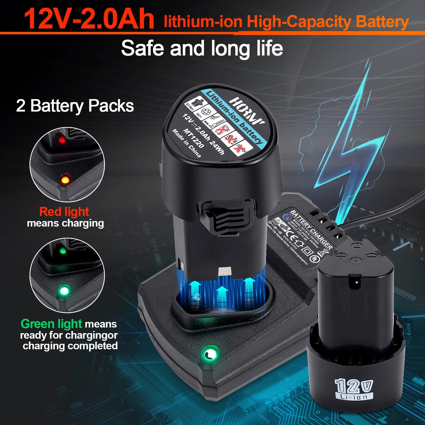 12V Cordless Electric Right Angle Ratchet Wrench