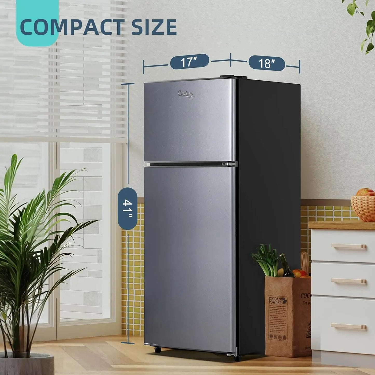 4.2 Cu.Ft. Small Refrigerator with Freezer