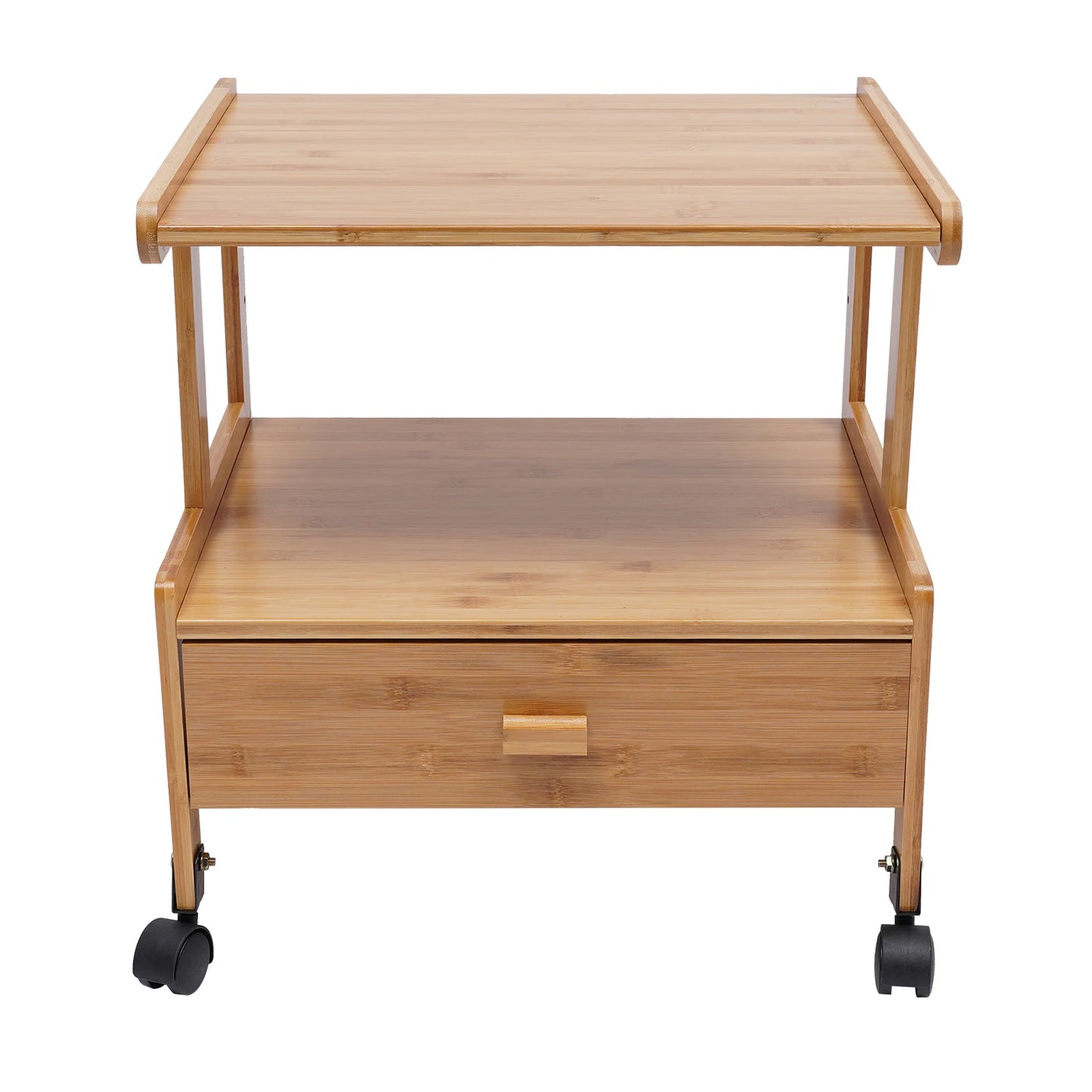 Mobile Printer Stand Holder with Storage Shelf