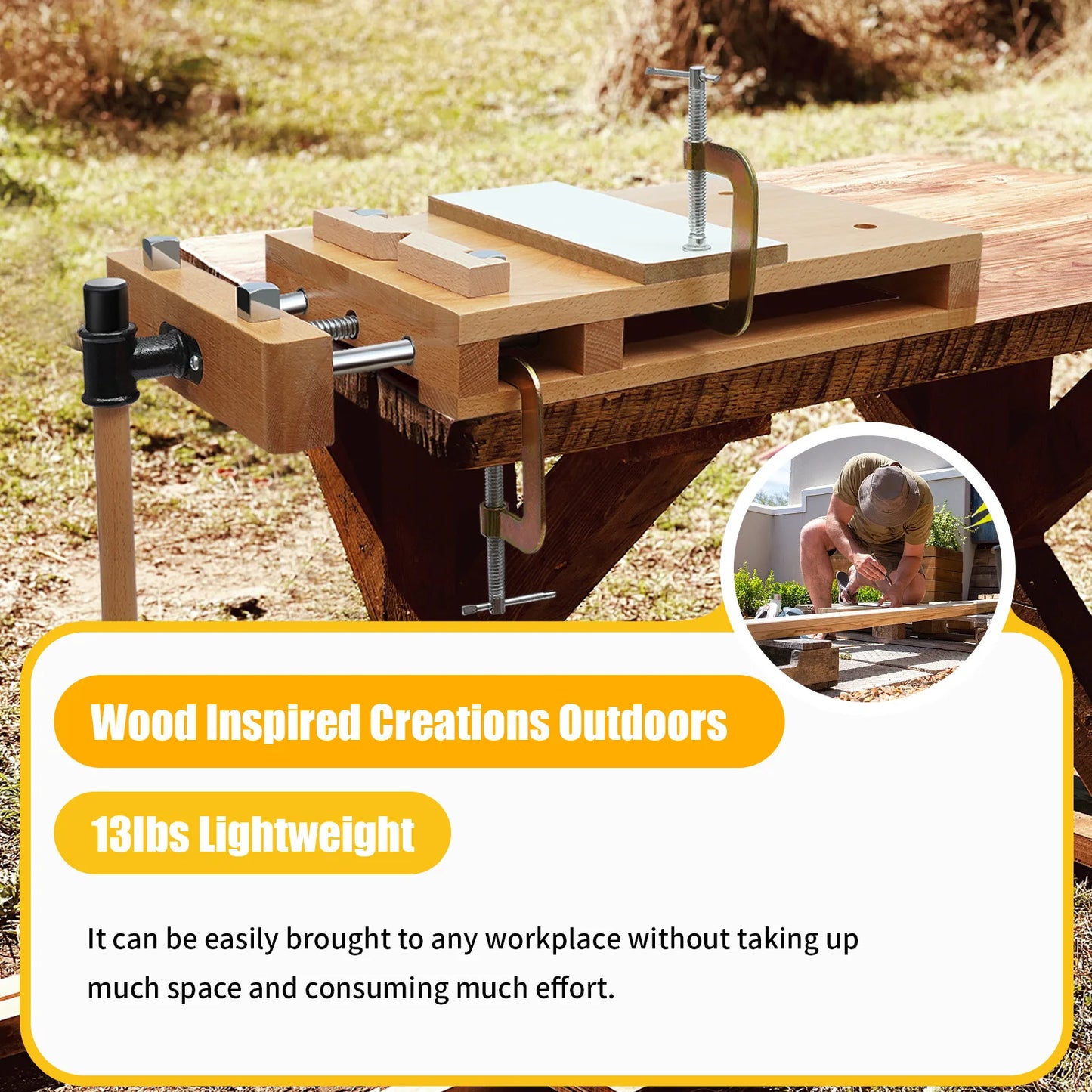 Portable Desktop Woodworking Vise