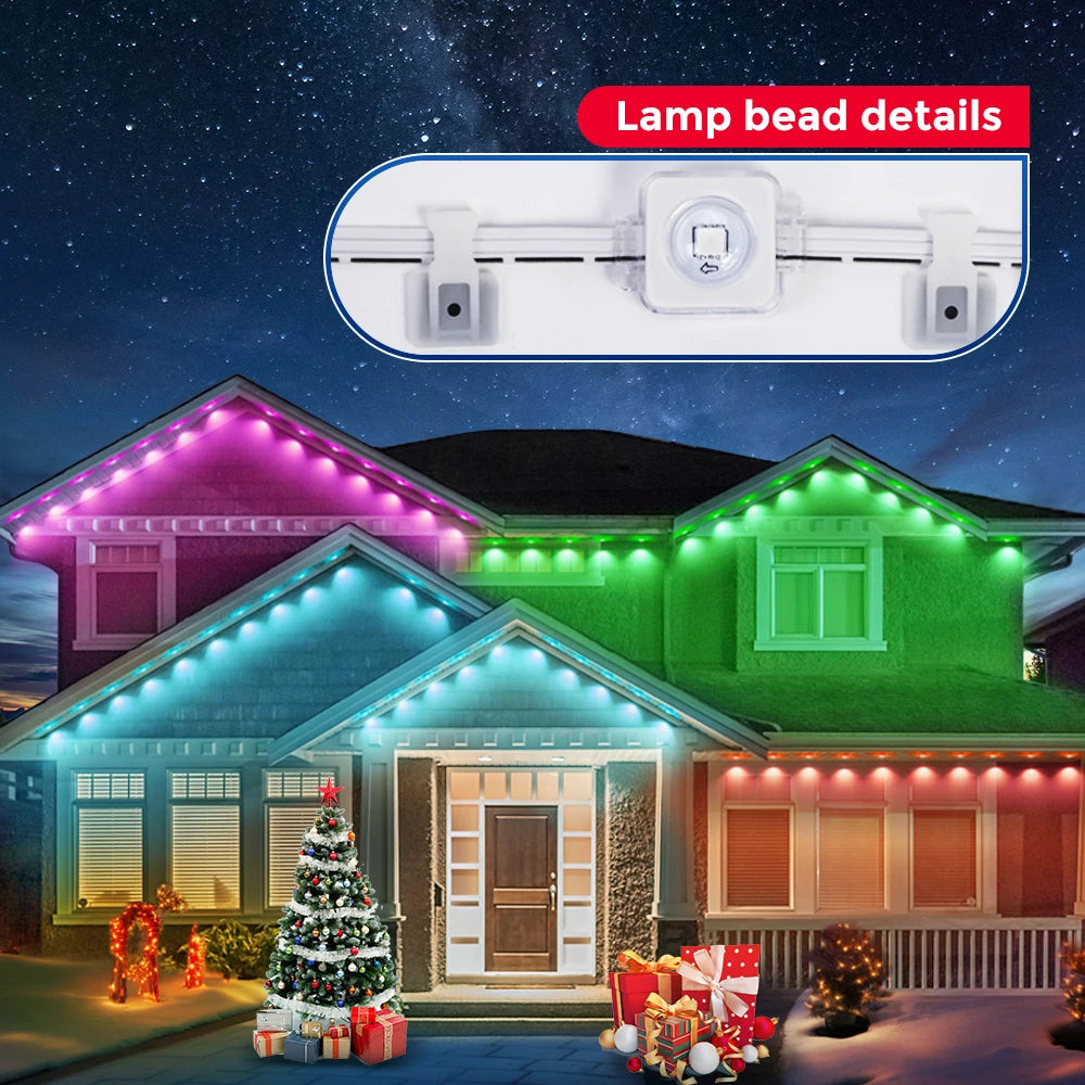 Permanent Outdoor Lights, Smart RGB Northern Lights