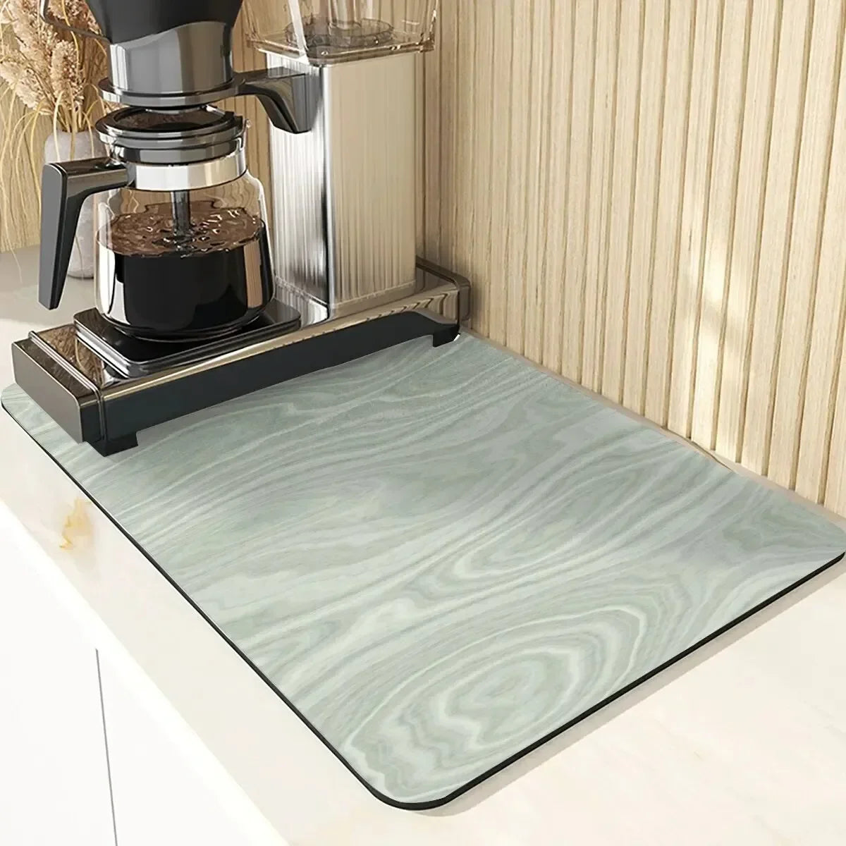 Wood Grain Mud Table Mat