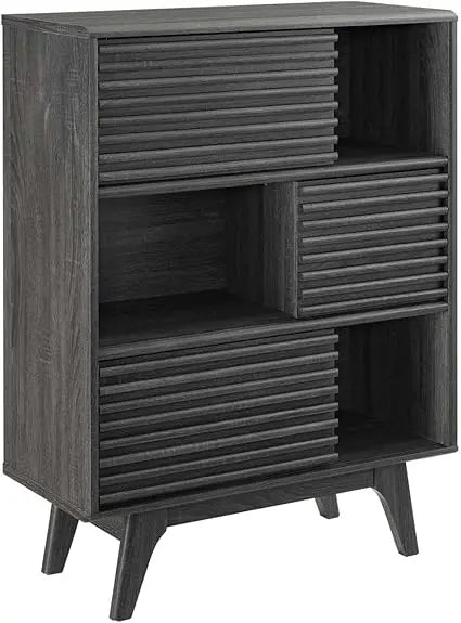 Three Tier Display Storage Cabinet