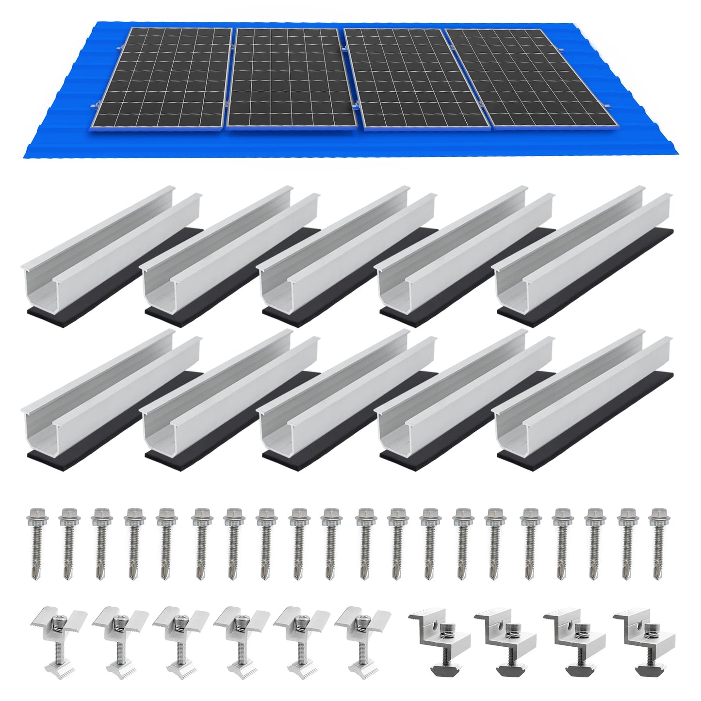Solar Panel Mount Bracket Kit