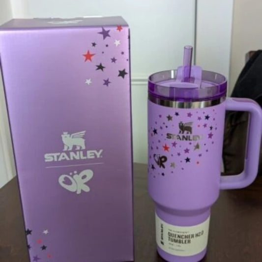 Tumbler with Handle and Straw 40 oz
