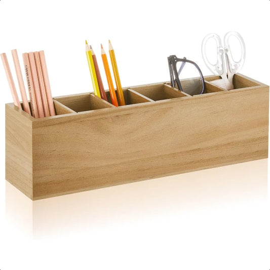 Wood Office Desk Organizer