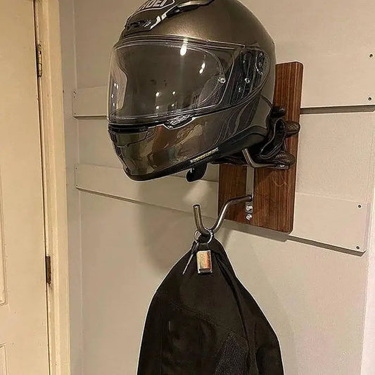 Motorcycle Helmet Holder Wall Shelf