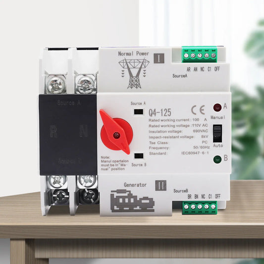 Automatic Transfer Switch Dual Power Control