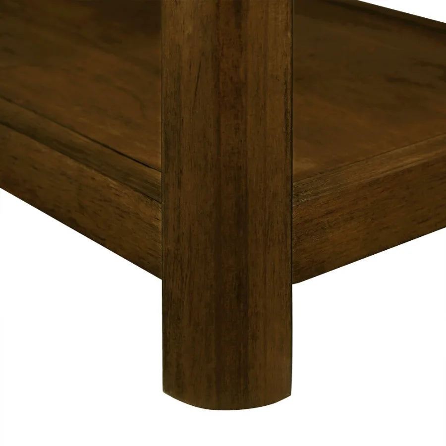 25'' Rectangular Farmhouse End Table