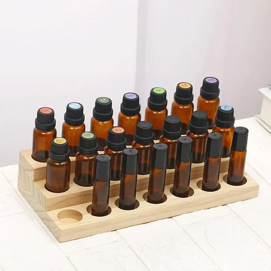 Essential Oil Wooden Display Stand