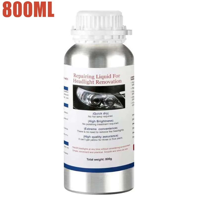 Car Headlight Chemical Polishing Kit