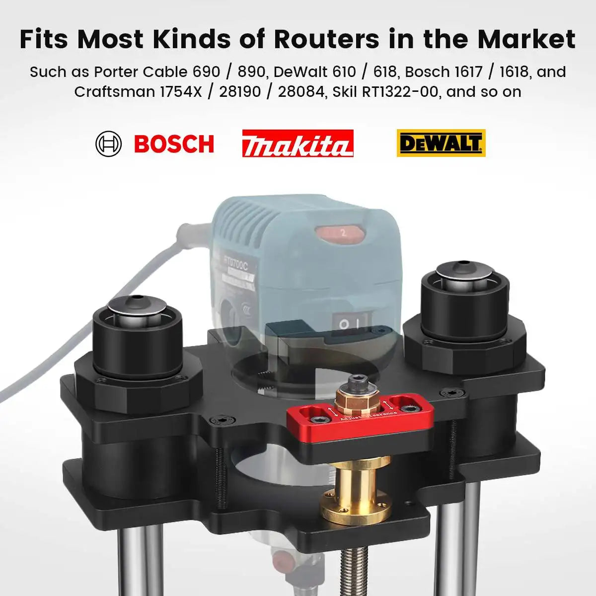Wood Router Table Set Up Lift
