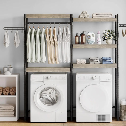 5-Tier Washer and Dryer Storage Shelf