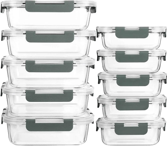 Glass Meal Prep Containers W/ Lids