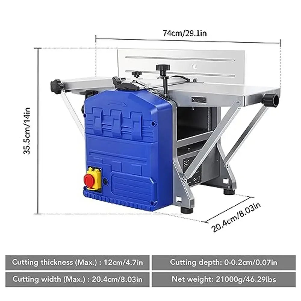 Portable 1250W Dual Function Wood Planer