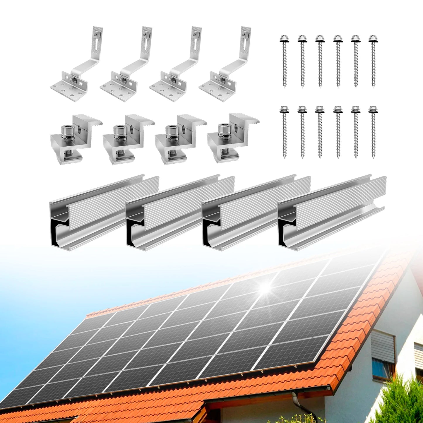 300 mm Aluminum Mounting Rail