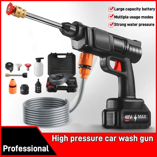Portable Cordless Electric Multi-Nozzle High Pressure Washer