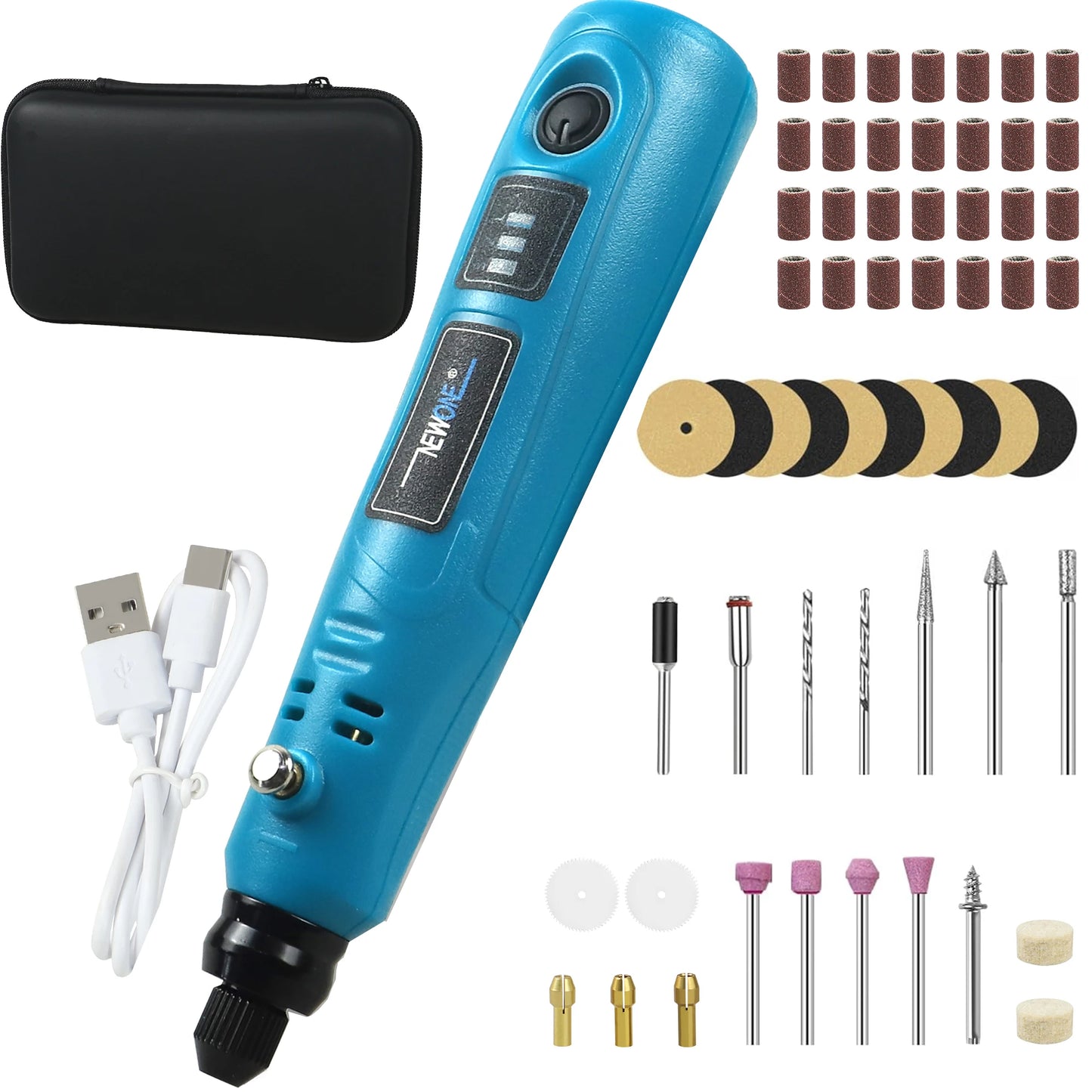 Mini Cordless Rotary Tool Kit, with Accessories
