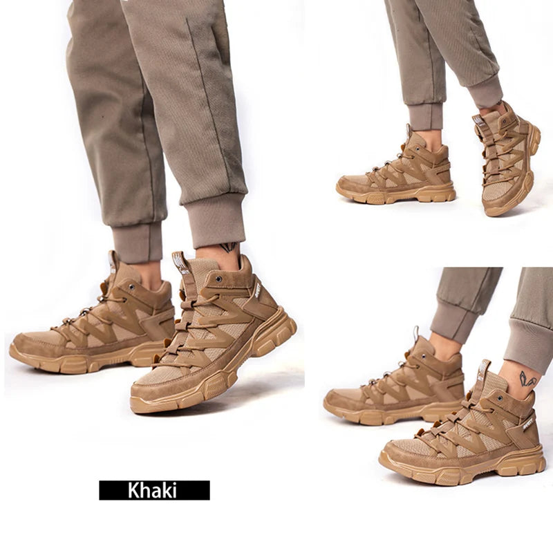 Safety Shoes Men Composite Toe Work Shoes