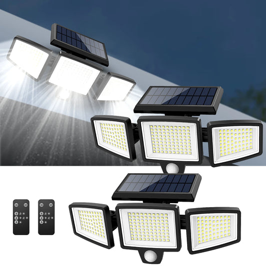 Outdoor Solar Light, Motion Sensor LED 2500LM