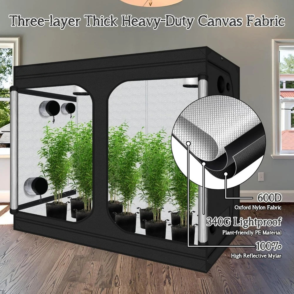 Hydroponic Indoor Grow Tent with Window