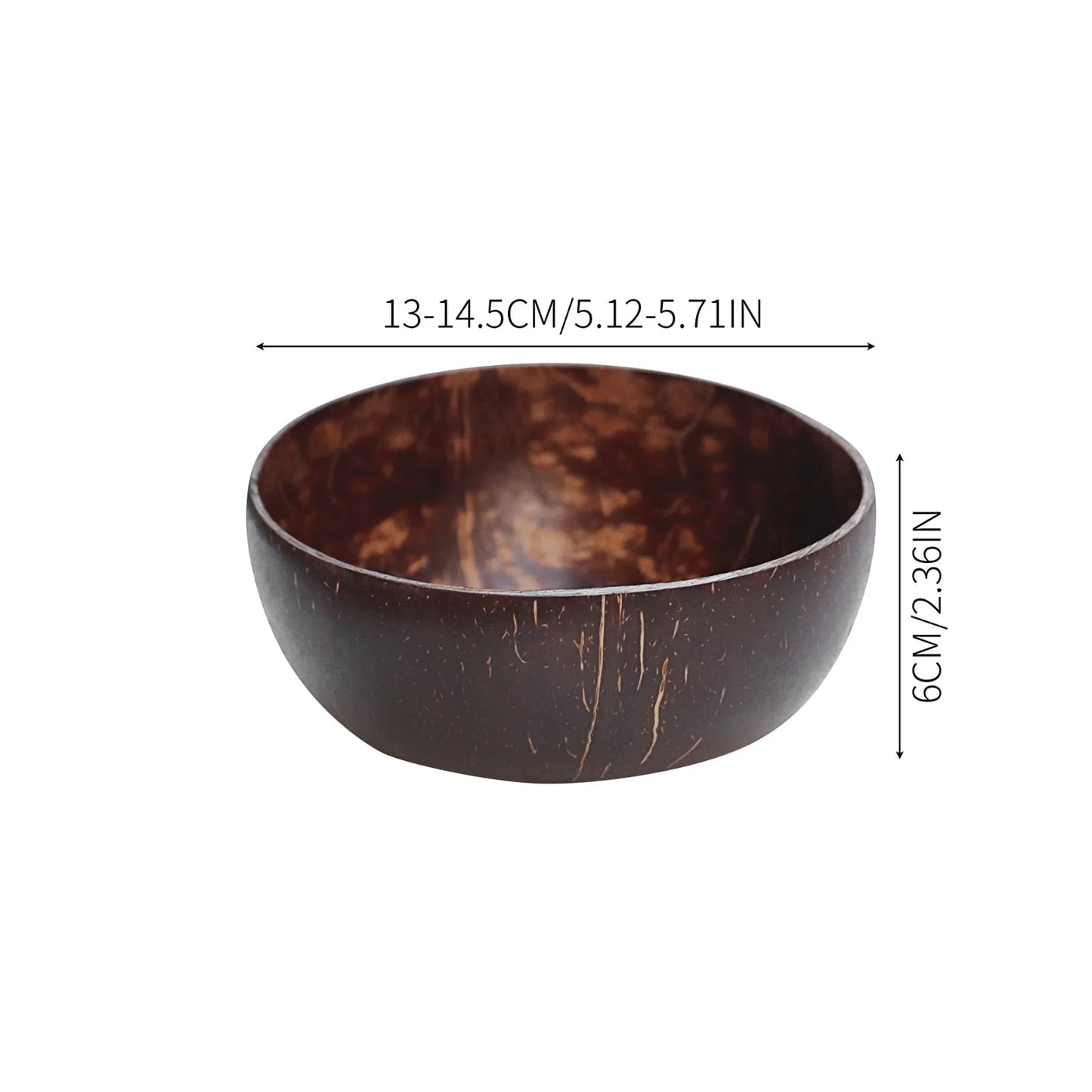 Natural Coconut Wooden Bowl