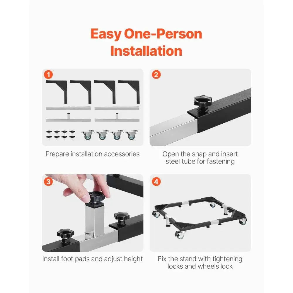 Adjustable Furniture Dolly Mobile Base