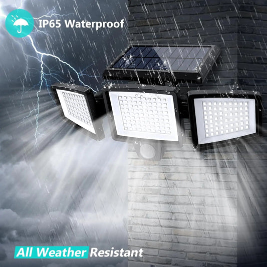 Outdoor Solar Light, Motion Sensor LED 2500LM