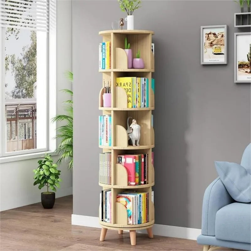 Rotating Bookshelf with Legs