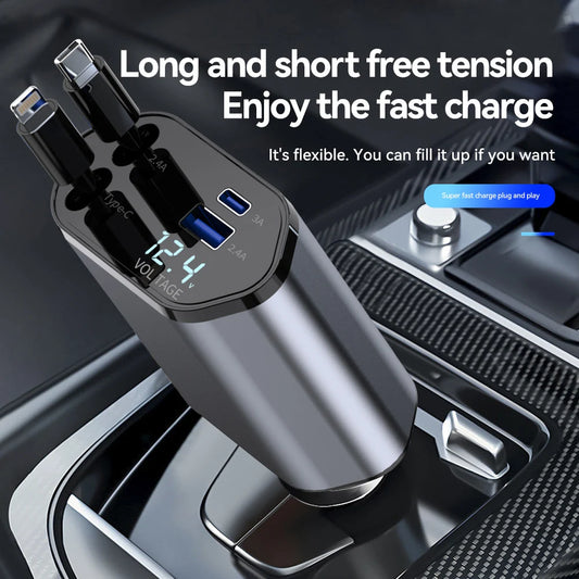 Car Charger Adapter USB Type C