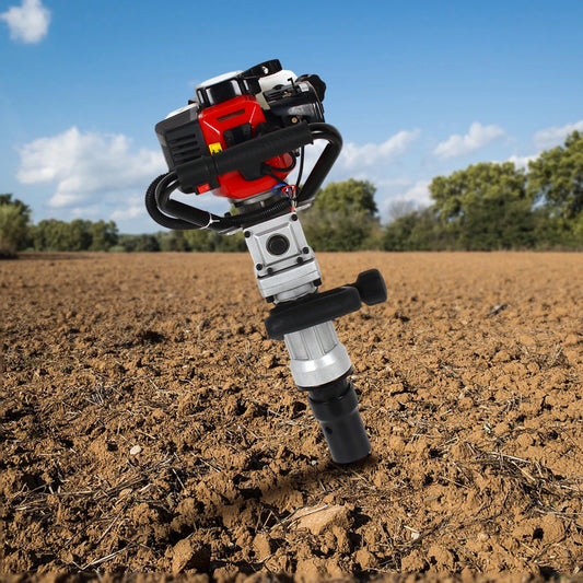 Portable Gas-Powered Pile Driver Hammer